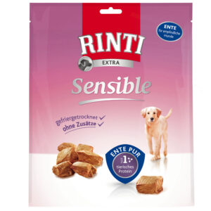 120g Rață RINTI Sensible Snackuri liofilizate pentru câini