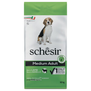 12kg Miel Dog Medium Adult Schesir Hrană uscată pentru câini