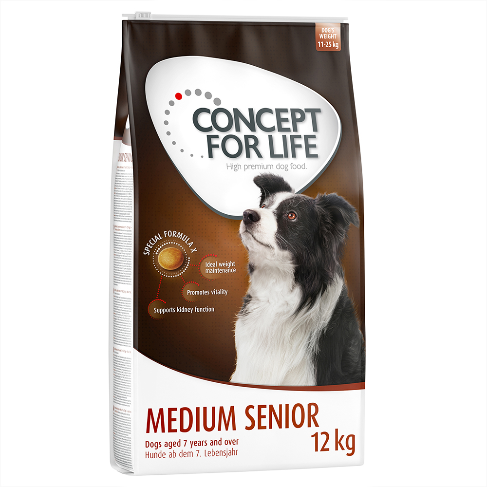 12x2kg Medium Senior Concept for Life Hrană uscată câini