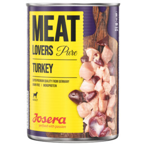 12x400g Curcan Meatlovers Pure Josera Hrană umedă câini