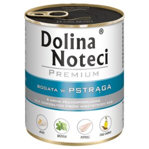 12x800g Păstrăv Premium Dolina Noteci Hrană umedă câini