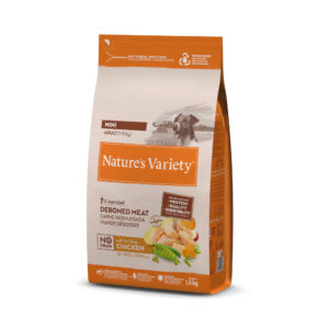 1,5kg Pui crescut în aer liber No Grain Adult Mini Nature’s Variety Hrană câini