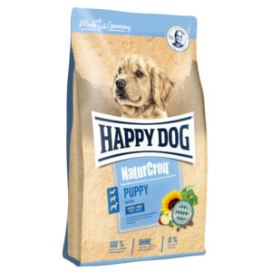 15kg Puppy NaturCroq Happy Dog Hrană uscată pentru câini
