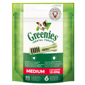 170g Medium Greenies Snackuri dentare de ros câini