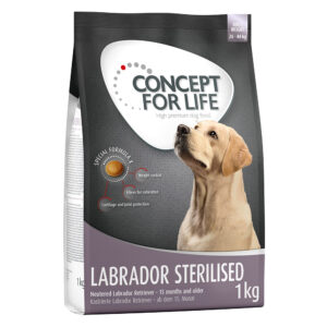 1kg Labrador Sterilised Concept for Life Hrană uscată câini
