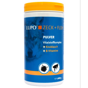 2 x 1000 g LUPO Căpușe + purici Suplimente alimentare pentru câini