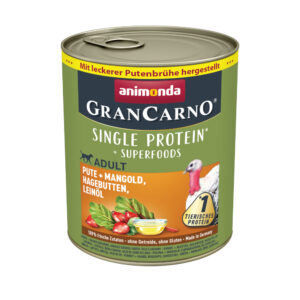 24x800g Curcan + sfeclă, măceșe, ulei de in Animonda GranCarno