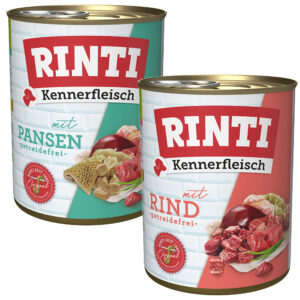 24x800g Kennerfleisch RINTI Hrană umedă pentru câini