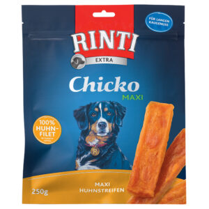 250g Maxi Fâșii pui RINTI Extra Chicko pentru câini