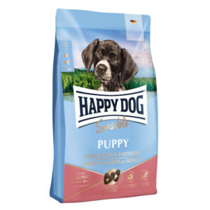 2x10kg Somon & cartofi Sensible Puppy Happy Dog Supreme Hrană uscată câini