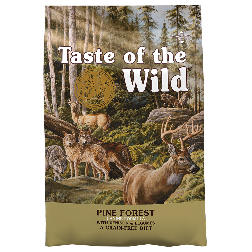 2x12,2kg Pine Forest Taste of the Wild hrană uscată câini