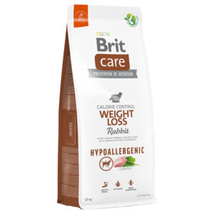 2x12kg Iepure Hypoallergenic Weight Loss Brit Care Hrană uscată câini