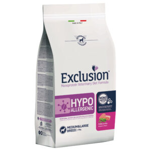 2x12kg Porc și mazăre Medium/Large Adult Hypoallergenic Diet Exclusion