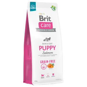 2x12kg Somon și cartofi Grain Free Puppy Brit Care Hrană uscată câini