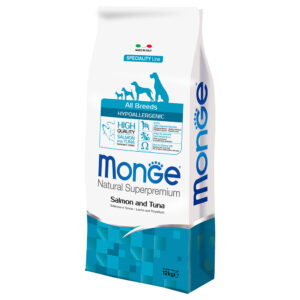 2x12kg Somon, ton All Breeds Hypoallergenic Monge Natural Superpremium