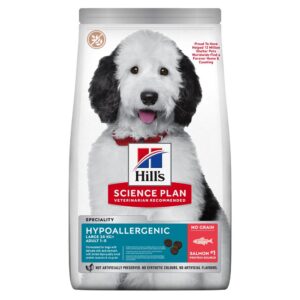 2x14kg Somon Adult Hypoallergenic Large Breed Hill’s Science Plan Hrană câini