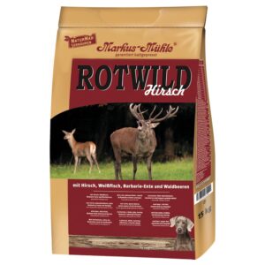 2x15kg Black Angus Adult Markus Mühle Hrană uscată câini – Cerb roșu