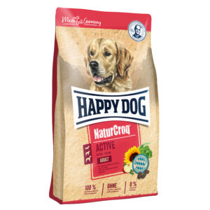 2x15kg NaturCroq Active Happy Dog hrană uscată câini