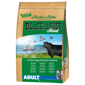 2x15kg/5kg Black Angus Adult Markus Mühle Hrană uscată câini