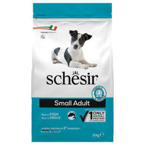 2x2kg Pește Dog Small Adult Schesir Hrană uscată câini
