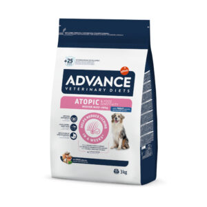 2x3kg Păstrăv Atopic Advance Veterinary Diets Hrană uscată câini