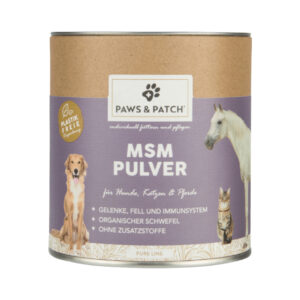 2x400g PAWS & PATCH MSM Pudră pentru câini și pisici