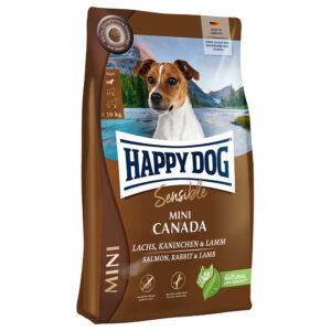 2x4kg Sensible Mini Canada Happy Dog Hrană uscată câini