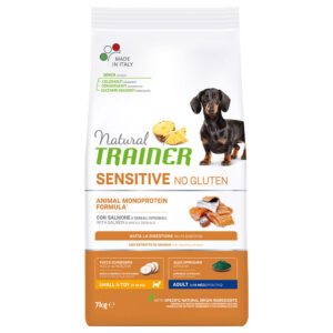2x7kg Somon Adult Small Sensitive No Gluten Natural Trainer Câini