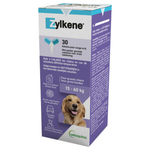 30 buc. 450 mg Cylcene capsule cu efect calmant pentru câini > 30 kg