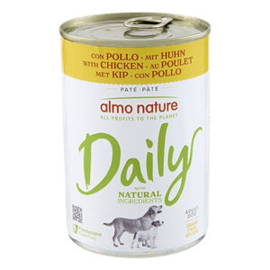 400g Pui Almo Nature Daily Hrană umedă pentru câini