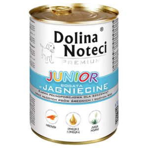 48x400g Miel Junior Premium Dolina Noteci Hrană umedă câini