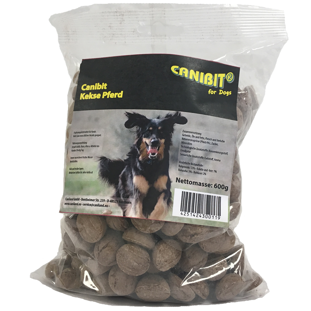 600g Caniland Gustări din carne de cal (Canibit)