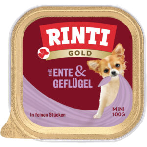 6x100g Gold Mini Rinti Hrană umedă câini – Rață & pasăre