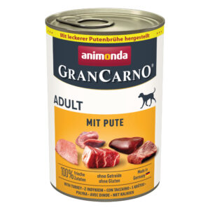 6x400g Curcan Adult Original Animonda GranCarno Hrană umedă câini