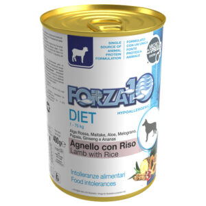6x400g Miel și orez Diet Low Grain Forza 10 Hrană umedă câini