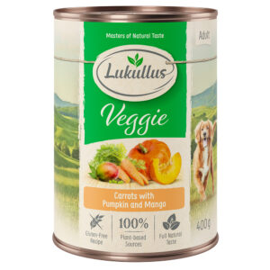 6x400g Naturkost Veggie Lukullus Hrană umedă câini