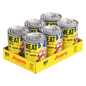 6x400g Rață și dovleac Meatlovers Menu Josera Hrană umedă câini