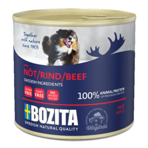 6x625g Bozita Pate hrană umedă câini – vită