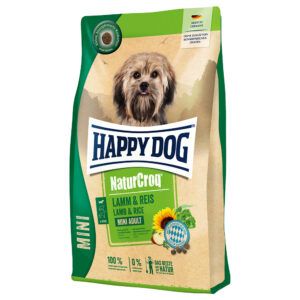 800g Miel & orez Mini Adult NaturCroq Happy Dog Hrană uscată câini