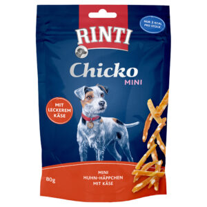 80g Pui și brânză Chicko Mini RINTI Snackuri câini