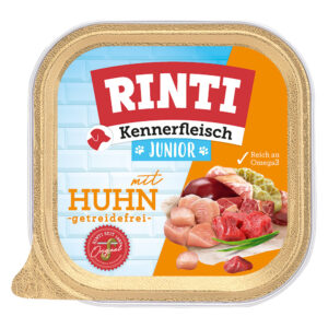 9x300g Pui Junior RINTI Kennerfleisch Hrană umedă câini