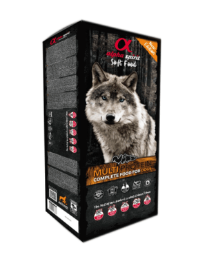 ALPHA SPIRIT Hrana uscata si moale caini adulti Multiprotein 9 kg