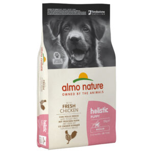 Almo Holistic Medium Puppy Pui & orez – 12 kg