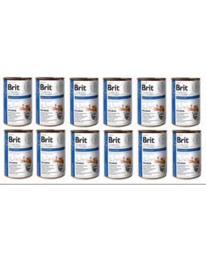 BRIT Veterinary Diet Recovery Salmon hrana dietetica pentru caini si pisici 12×400 g