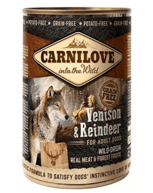 CARNILOVE Wild Meat Vension&Reindeer vânat și ren 400 gr
