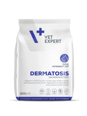 DIETA VETERINARA DERMATOSIS DOG, VETEXPERT, Somon& Cartof, 300 g