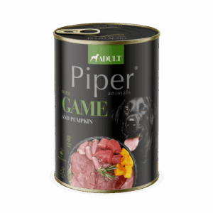 Hrana umeda pentru caini PIPER DOG, vanat si dovleac, 400g