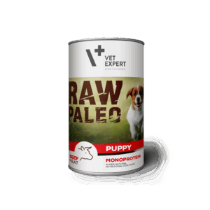 Hrana umeda pentru caini RAW PALEO Puppy, carne de vita, 800 g