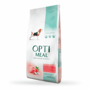Optimeal Hrana uscata caini de talie medie – Curcan, 20kg