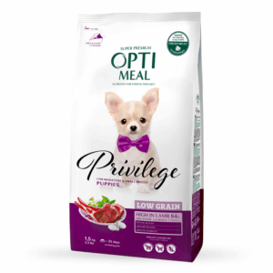 Optimeal Hrana uscata catei talie mica – cu Miel, 1,5kg